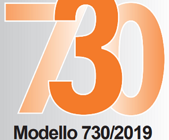 Disponibili Modello 730 e Modello Unico 2019